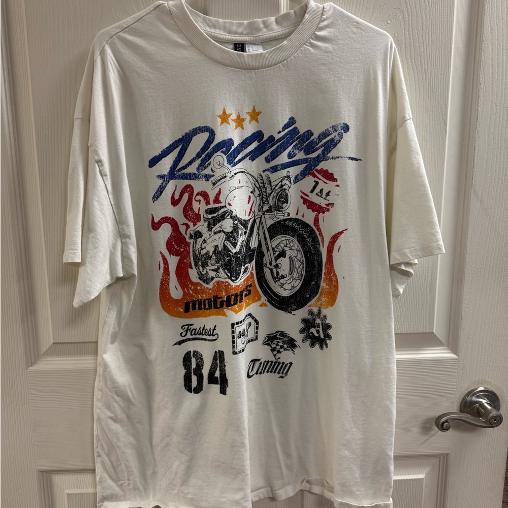 H&M White Short Sleeve
